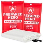 Fire Blanket Emergency Survival Kit - 2 Pack