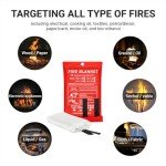 Emergency Fire Blanket for Kitchen & Home (40"x40")