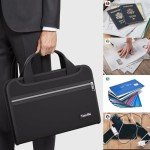 Fireproof Accordion File Organizer with Zipper & Labels