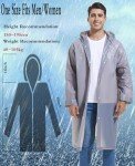 Reusable Borogo Rain Ponchos for Adults - 2 Pack