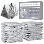 Swiss Safe 10-Pack Emergency Mylar Thermal Blankets