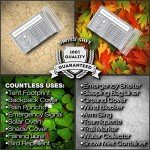 Swiss Safe 10-Pack Emergency Mylar Thermal Blankets