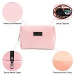 Compact Travel Makeup Bag for Purse (Pink)