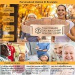 VNOX Custom Medical ID Bracelet for Emergencies