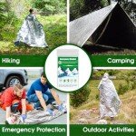 CXYARY 6 Pack Thermal Emergency Survival Blankets
