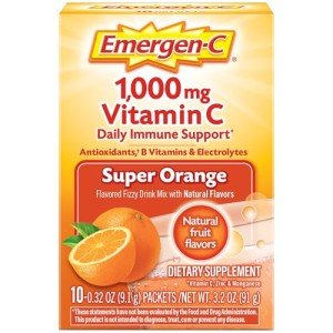 Emergen-C Vitamin C Powder for Immune Support - 10 Count