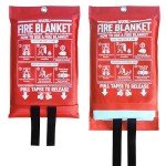 WUERLI Emergency Fire Blanket, 40" x 40", 2 Pack