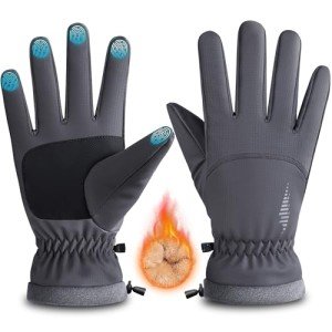 Waterproof Winter Gloves with Touchscreen for Outdoors