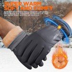 Waterproof Winter Gloves with Touchscreen for Outdoors