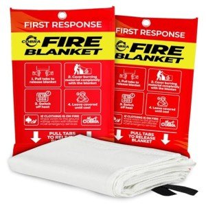 Cobra Emergency Fire Blankets - 2 Pack