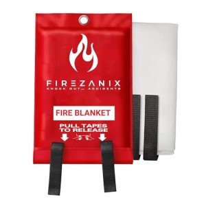 FIREZANIX Emergency Fire Blanket for Home & Camping