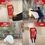FIREZANIX Emergency Fire Blanket for Home & Camping