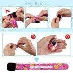 12-Pack Waterproof ID Wristbands for Kids