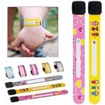 12-Pack Waterproof ID Wristbands for Kids