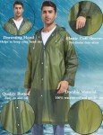 Reusable Borogo Rain Ponchos for Adults - 2 Pack