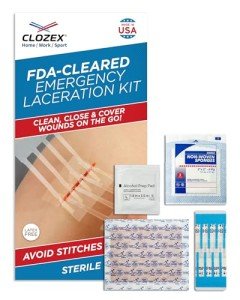 Clozex Emergency Wound Closure Kit - No Stitches Needed