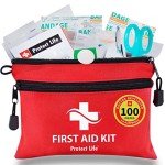 100-Piece First Aid Kit for Camping & Hiking