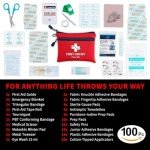 100-Piece First Aid Kit for Camping & Hiking