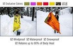 Swiss Safe 4 Pack Mylar Emergency Survival Blankets