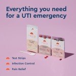 UTI Emergency Kit with Test Strips and Relief Tablets