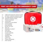 300-Piece Portable First Aid Kit for Adventures