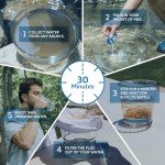 Portable Water Purifier Packets for Emergencies (12 Pack)