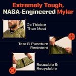 Emergency Poncho & Mylar Blanket Liner - 4 Pack