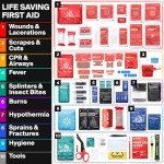 SurviveX Large First Aid Kit for Adventures