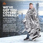 Mylar Thermal Emergency Blankets (5 Pack) 82x64