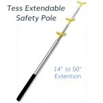Extendable Safety Pole for Smoke Detector Testing
