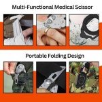 6-in-1 Heavy Duty Trauma Shears with Holster