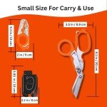 6-in-1 Heavy Duty Trauma Shears with Holster