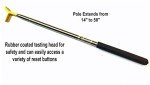 Extendable Safety Pole for Smoke Detector Testing
