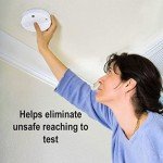 Extendable Safety Pole for Smoke Detector Testing