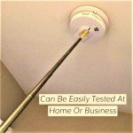 Extendable Safety Pole for Smoke Detector Testing