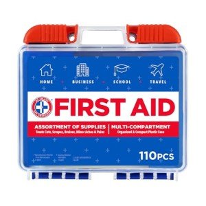 Comprehensive 110 pc First Aid Kit for Every Need