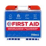 Comprehensive 110 pc First Aid Kit for Every Need