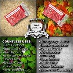 Swiss Safe Mylar Emergency Blankets - 4 Pack
