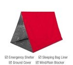 Swiss Safe Mylar Emergency Blankets - 4 Pack