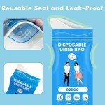 Emergency 900ML Disposable Urine Bags - 12 Pack