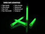 Swiss Safe 6" Glow Sticks - Extra Bright 12-Pack