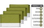 Swiss Safe 4-Pack Gold Mylar Survival Blankets