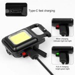 Super Bright COB LED Mini Flashlight Keychain Lamp