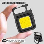 High Power LED Flashlight Keychain for Self Defense
