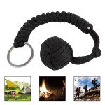 Survival Keychain with Umbrella Rope and Steel Ball