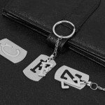 Stainless Steel A-Z Letters Keychain for Everyone