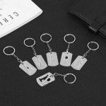 Stainless Steel A-Z Letters Keychain for Everyone