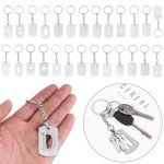 Stainless Steel A-Z Letters Keychain for Everyone