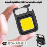 Super Bright COB LED Mini Flashlight Keychain Lamp