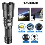 High-Power Rechargeable LED Tactical Flashlight 2024